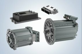 Das Rexroth Portfolio wird um die neuen leistungsstarken 96-Volt Motoren und Inverter, die EMP1 Motoren im Hochspannungsbereich mit beeindruckender Leistungsdichte und um eine einheitliche Softwareplattform für alle Spannungsklassen erweitert.