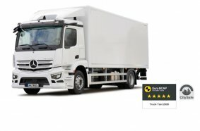 Euro NCAP vergibt fünf Sterne für hohes Sicherheitsniveau von Mercedes-Benz Trucks