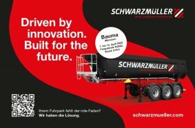 Schwarzmüller auf der BAUMA 2025: Driven by innovation. Built for the future