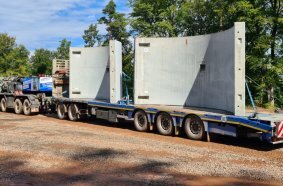 Mit Fliegl im Schwerlasteinsatz