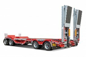 4-Achs Tiefladeanhänger – Sicherer Transport für schwere Baumaschinen