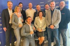 Die Preisträger 2024 von Roll Kran+Bühne, Möller manlift und Arbeitsbühnen Hoffmann