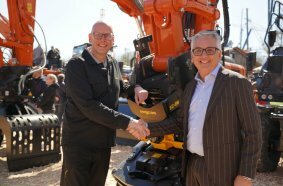 engcons CEO Krister Blomgren und Francesco Quaranta, CEO von HCME