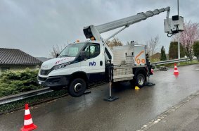 Vollelektrisch im Einsatz: RUTHMANN STEIGER® Ampero TBR 260 E überzeugt auf Demo-Tour in der Schweiz