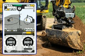 Smart Construction 3D-Anzeigesystem von Komatsu jetzt mit marktführenden Tiltrotatoren kompatibel