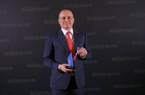 Tariq Al-Sawaie, Managing Director von Wolffkran Saudi Arabia, nahm den Preis entgegen. Saudi-Arabien ist für Wolffkran einer der wichtigsten Wachstumsmärkte.
