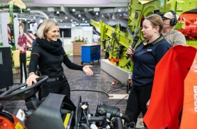 Einblick in die Werkstatt-Live auf der Agritechnica 2023