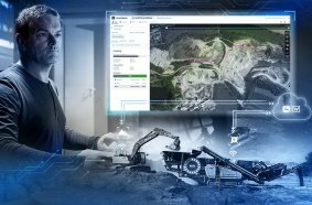 Baustellendigitalisierung in der Materialaufbereitung mit Kleemann und WPT Crushing.