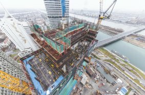 PERI unterstützt das Bauprojekt mit innovativen Schalungs- und Gerüstlösungen für höchste Effizienz und Sicherheit auf der Baustelle.