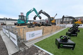 Steelwrist-Stand auf der SaMoTer