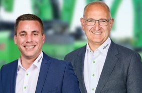 Die neuen Geschäftsführer der SENNEBOGEN Vertriebs GmbH & Co. KG in Steinach: Peter Kröninger (links) und Christian Kaiser (rechts).