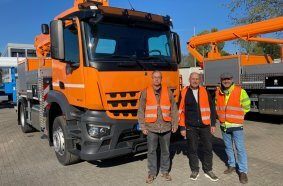 v.l.n.r.: Bernd Metz, Günter Häusele und Achim Roth von NHF Netzwerkgesellschaft Heilbronn Franken mbH