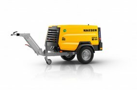 Der Mobilair M44 liefert nun dank 13kV-Generator auch Strom auf europäischen Baustellen. 