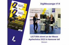 LECTURA nimmt an der Messe Agritechnica 2023 in Hannover teil