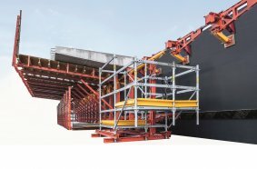 Die VCT Kragarmbahn ist eine der Innovationen, die PERI auf der bauma 2025 präsentiert.