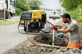 Klein, aber oho. Der M17 bietet Druckluft für zahlreiche Anwendungsmöglichkeiten. 