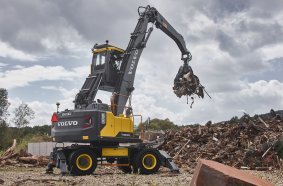 Swecon Baumaschinen GmbH vollzieht strategische Neuausrichtung für Volvo Maschinen der Segmente Recycling, Materialumschlag und Abbruch 