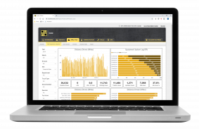 Hyster Tracker Portal laptop