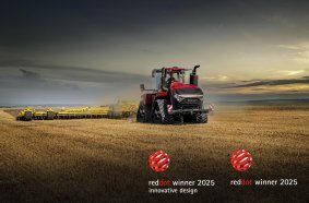 Innovatives Design des Quadtrac 715 wurde mit zwei Red Dot Awards ausgezeichnet