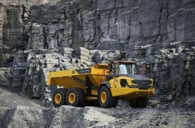 Volvo CE präsentiert den neuen Volvo-Dumper A50