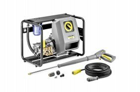 Dank des mitgelieferten Zubehörs – Pistole, Lanze, 10 m-Schlauch und Flachstrahldüse – können Anwender sofort mit der Arbeit beginnen.