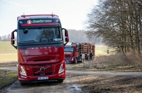 Der Volvo FH Aero mit I-Save ermöglicht durch seine aerodynamische Fahrerhauskabine Kraftstoffersparnisse von fünf Prozent. 