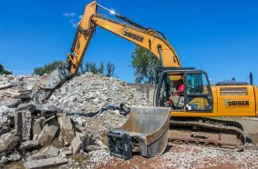 Der Lehnhoff SQ70/55 wurde für den harten Einsatz der Baggerklasse von 18 – 32 Tonnen entwickelt.