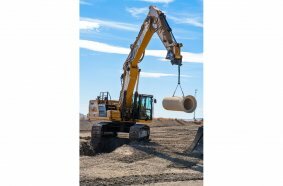 Zur bauma kam die neueste Generation des Cat 340 mit Verstellausleger nach Europa.