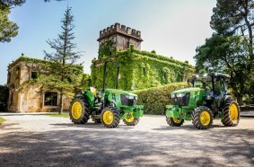 John Deere stellt die neue 5EN-Traktorserie vor: Kompakte Leistung für Spezialkulturen