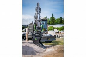 Steelwrist XTR20 tiltrotator on excavator