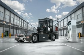 Schnelle Ladezyklen ermöglichen einen kontinuierlichen Einsatz des KAMAG ePT 201.