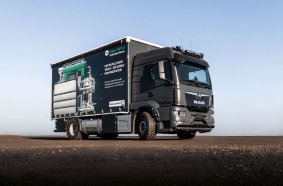 Der Mudcleaner-Truck der Max Wild GmbH ermöglicht ressourcenschonendes mobiles Bohrschlammrecycling.