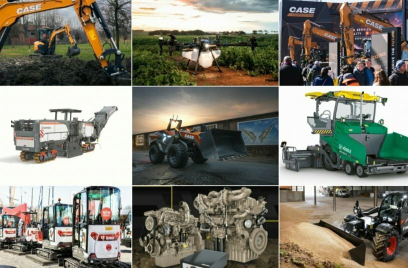 Produktneuheiten im April: Teil 1 (Vögele Asphaltfertiger, Wirtgen Fräsmaschinen, Bobcat Teleskopstapler und mehr)