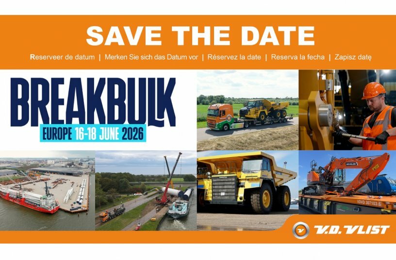 Besuchen Sie uns auf der Breakbulk Europe 2026