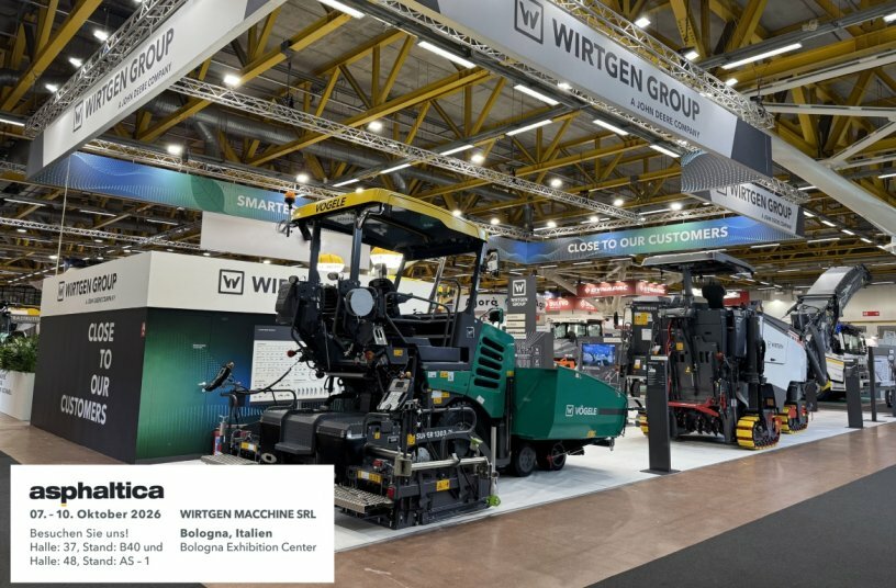 Wirtgen Group präsentiert drei Marktpremieren auf der Asphaltica 2026