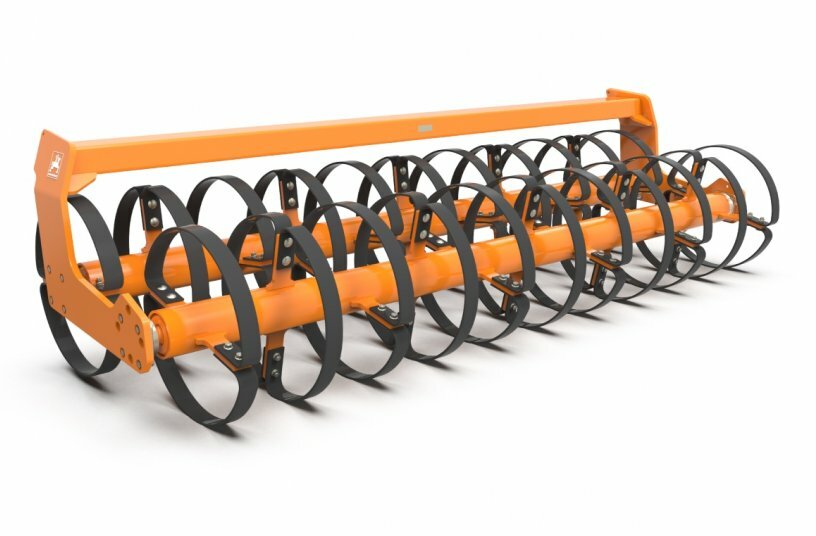Neue AMAZONE Doppel-Federringwalze DFW 580 für Anbaugeräte
