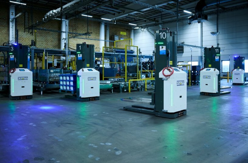 KNAPP sorgt für intelligentes Palettenhandling am Cummins-Standort Lindesberg in Schweden
