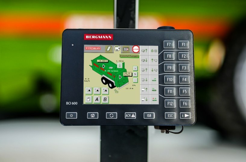 BERGMANN BCI 600: Das neue, kompakte ISOBUS-Terminal für universelle Maschinensteuerung