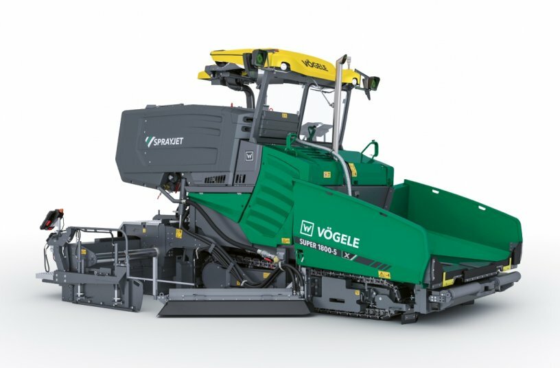 Vögele präsentiert Sprühfertiger der Strich-5-Generation