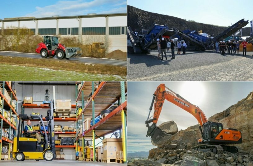 Produktneuheiten im Juli (Kleemann Zerkleinerungsmaschine, DEVELON Neuigkeiten, Weidemann Radlader und mehr)