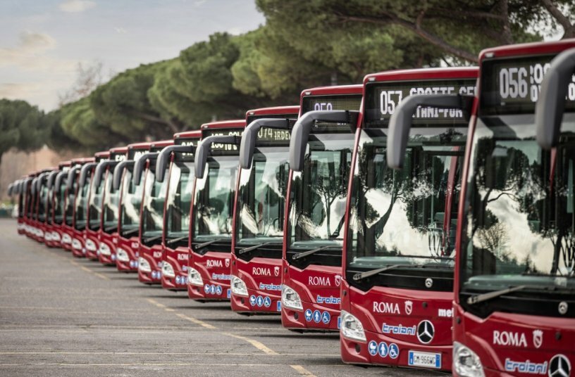 40 neue Citaro hybrid von Autoservizi Troiani bedienen den Linienverkehr in den Außenbezirken der italienischen Hauptstadt Rom