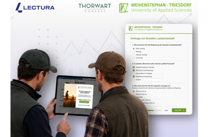 Fallstudie: LECTURA Surveys optimierte die Datenerhebung für die Social-Farming-Forschung an der HSWT