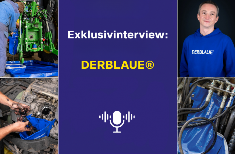 DERBLAUE® macht Flüssigkeitshandling im Maschinenservice sauberer