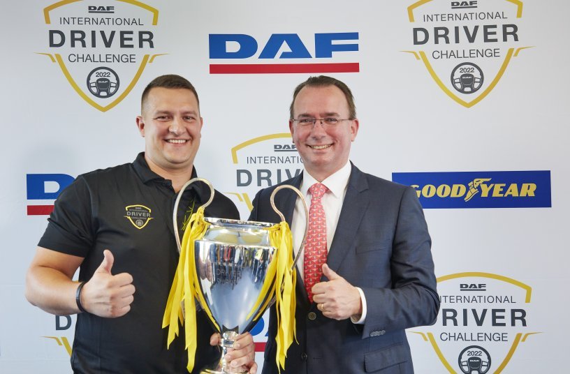 DAF Driver Challenge 2022: Goodyear liefert leistungsstarke Reifen für die besten Lkw-Fahrer in Europa