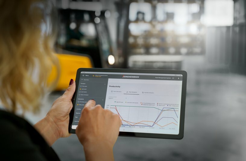 Jungheinrich FMS Digitale Lösung zur Optimierung der