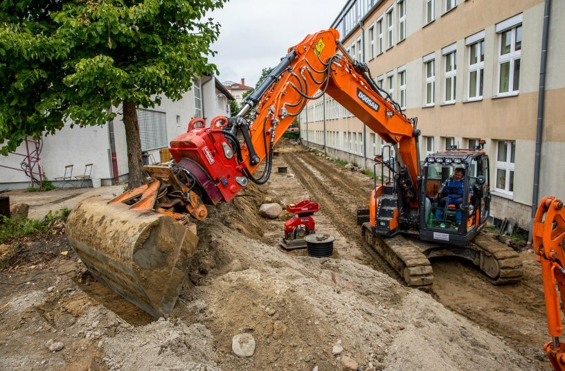 Flexibilität auf innenstädtischen Baustellen
