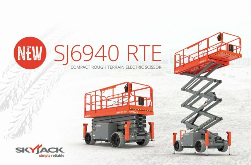 Vorhang auf für die SJ6940 RTE: Skyjacks größte Elektro-Geländescherenbühne kommt auf den Markt