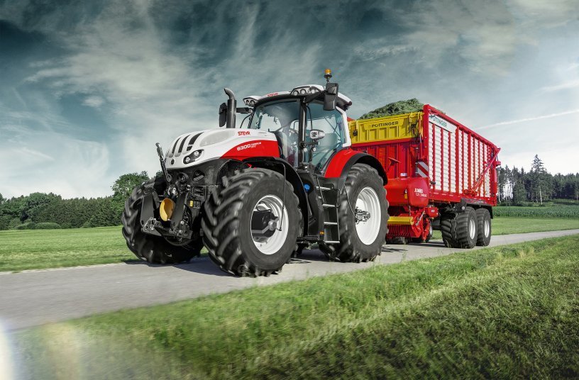 Steyr®-Traktoren jetzt mit zentraler Reifendruckregelung
