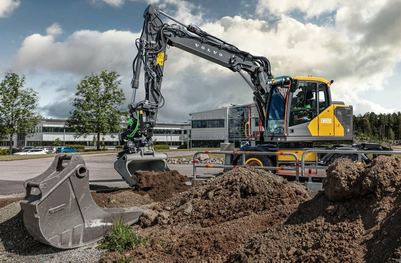 Volvo Construction Equipment bringt den EWR150 Electric auf den europäischen Markt