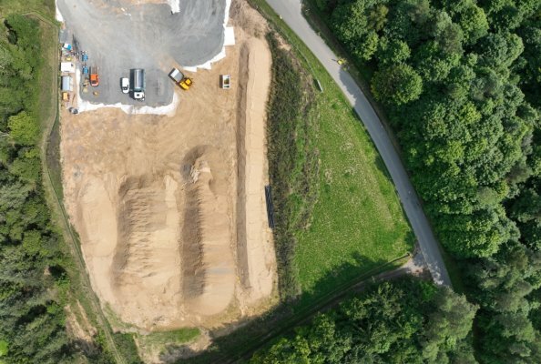 Nach Bodenklassen getrennte Hauwerke